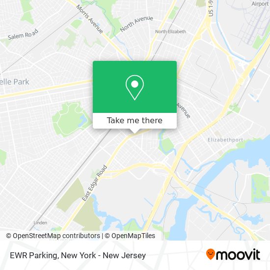 Mapa de EWR Parking