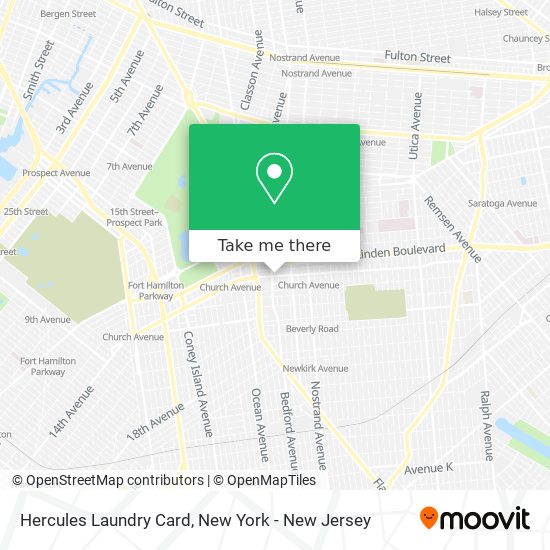 Hercules Laundry Card map