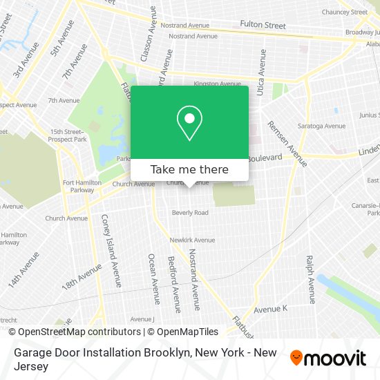 Mapa de Garage Door Installation Brooklyn