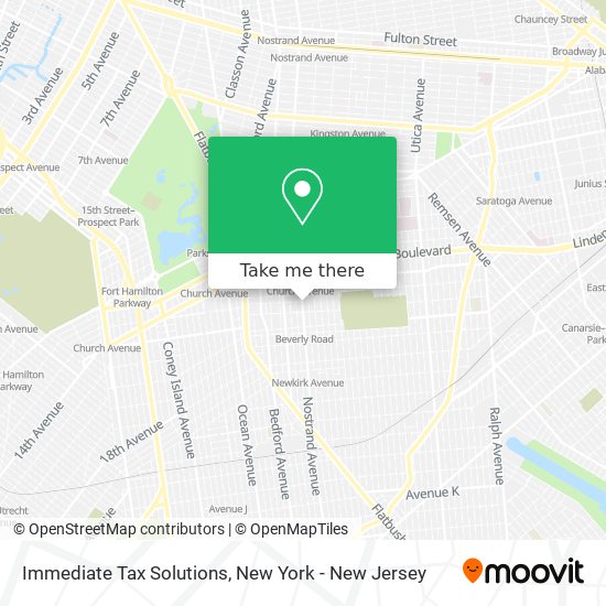 Immediate Tax Solutions map