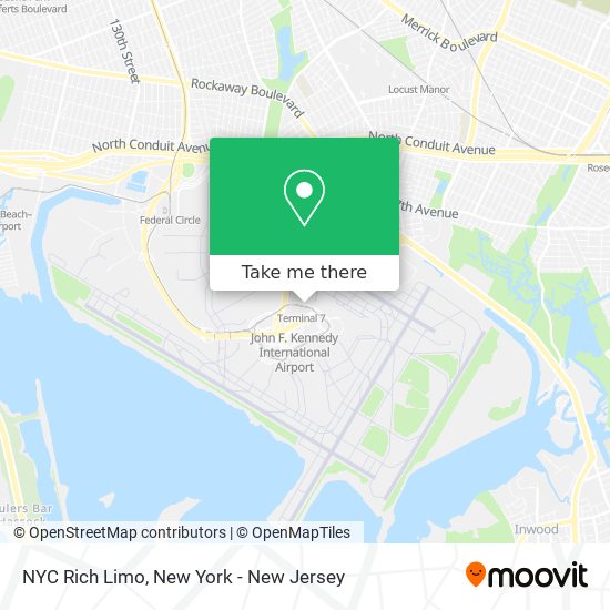 Mapa de NYC Rich Limo