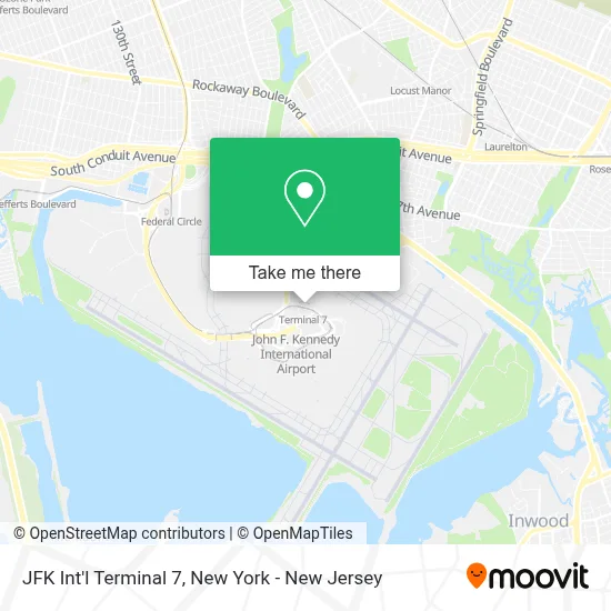 JFK Int'l Terminal 7 map
