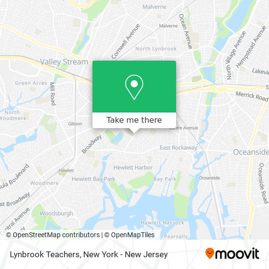 Lynbrook Teachers map