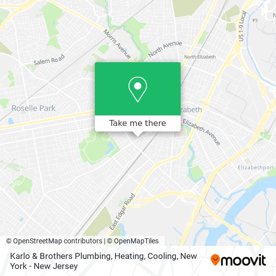 Mapa de Karlo & Brothers Plumbing, Heating, Cooling