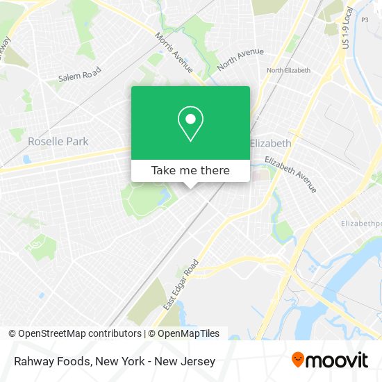 Rahway Foods map