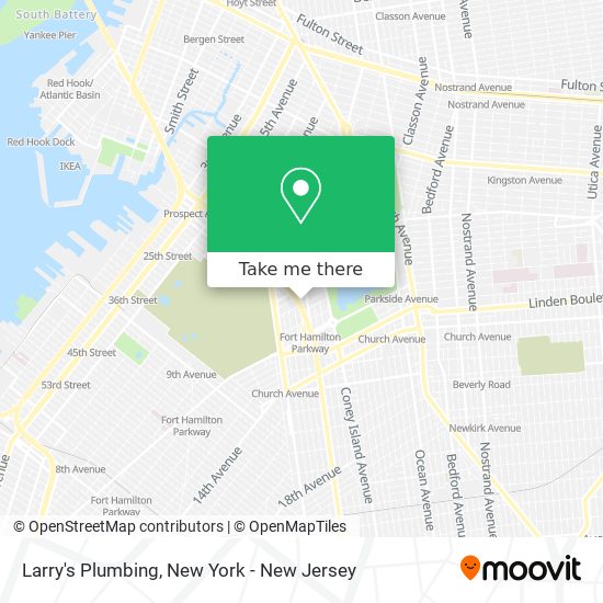 Larry's Plumbing map