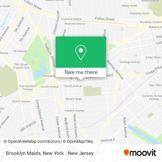 Brooklyn Maids map