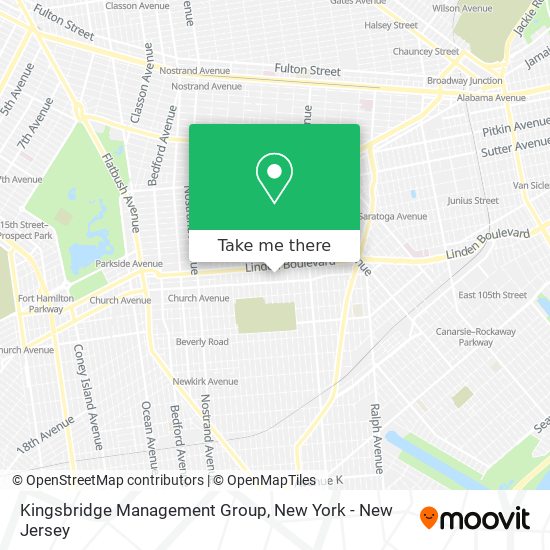 Kingsbridge Management Group map