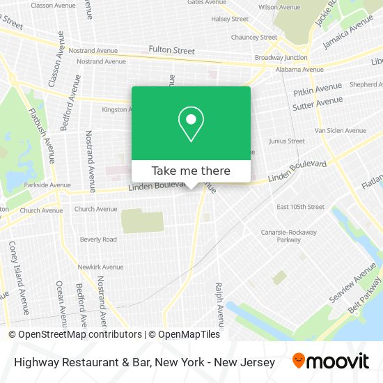Mapa de Highway Restaurant & Bar