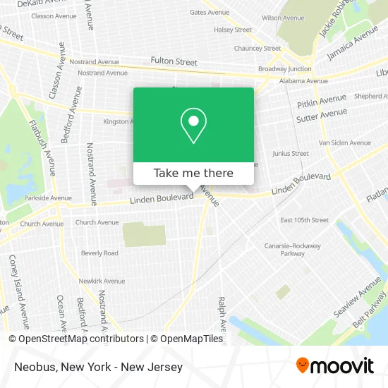 Neobus map