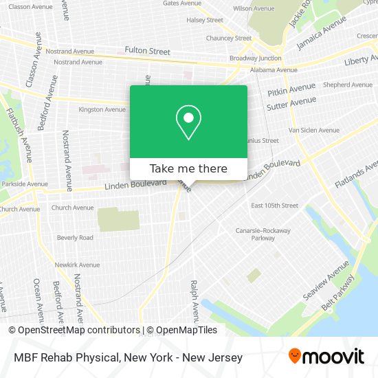 MBF Rehab Physical map