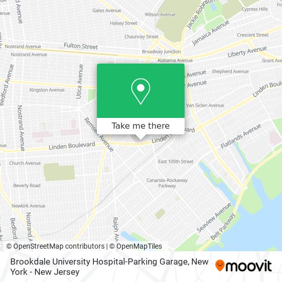 Mapa de Brookdale University Hospital-Parking Garage
