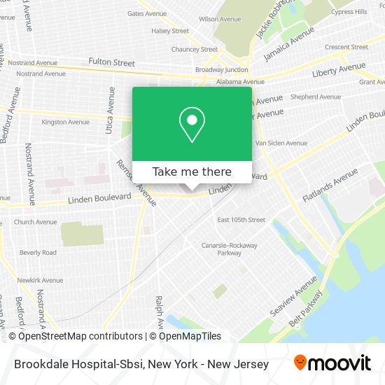 Mapa de Brookdale Hospital-Sbsi