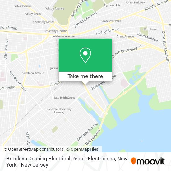 Brooklyn Dashing Electrical Repair Electricians map