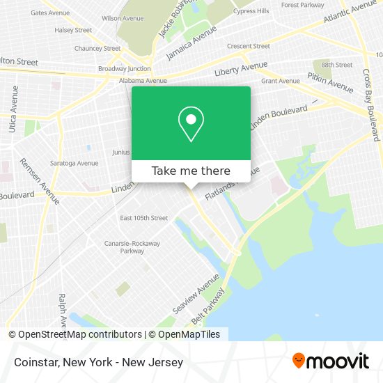 Coinstar map