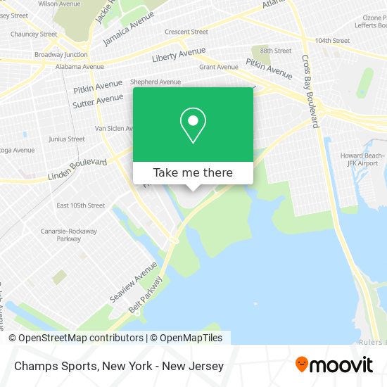 Champs Sports map