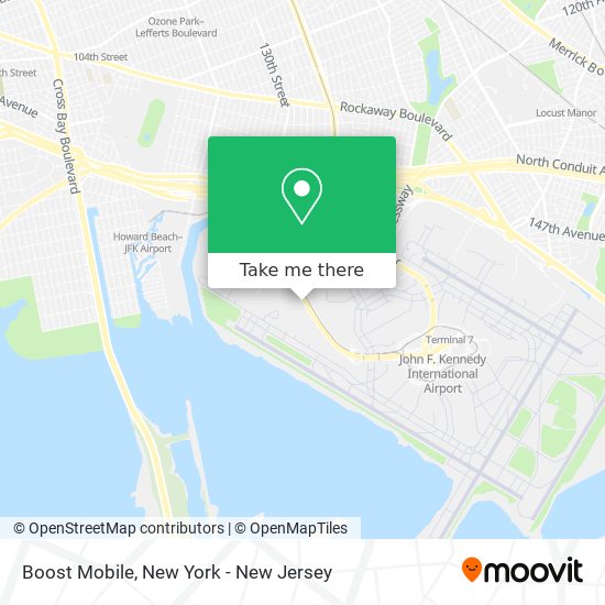 Boost Mobile map