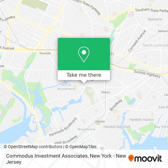 Mapa de Commodus Investment Associates