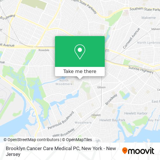 Brooklyn Cancer Care Medical PC map