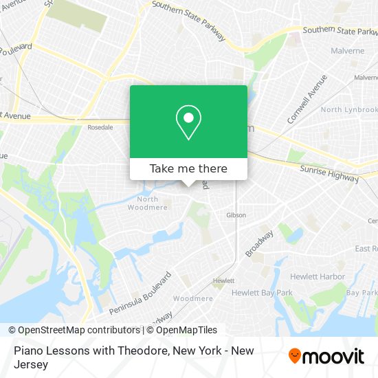 Mapa de Piano Lessons with Theodore