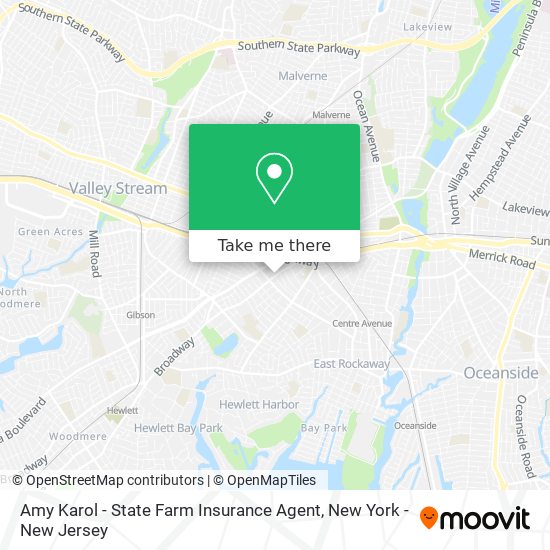 Mapa de Amy Karol - State Farm Insurance Agent