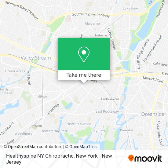 Healthyspine NY Chiropractic map