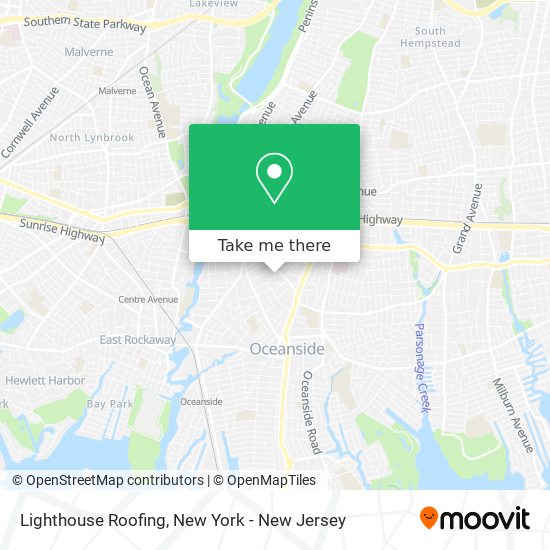 Lighthouse Roofing map