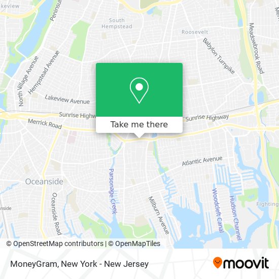 MoneyGram map