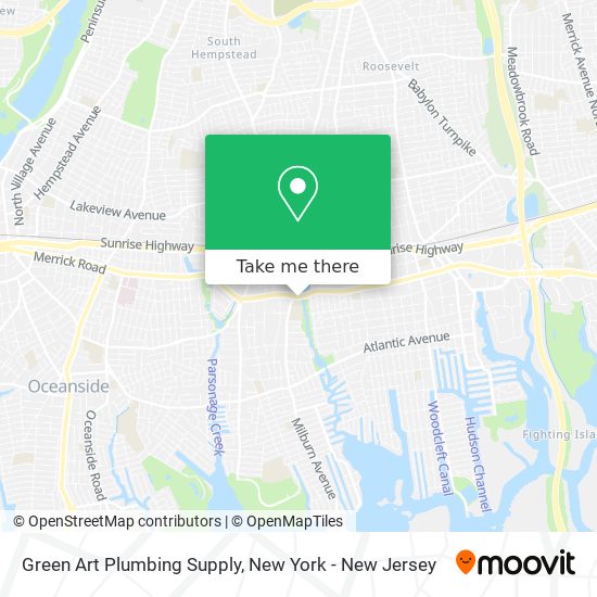 Mapa de Green Art Plumbing Supply