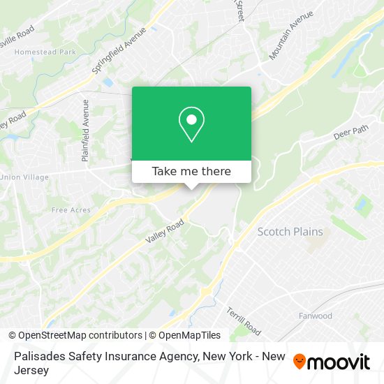 Mapa de Palisades Safety Insurance Agency