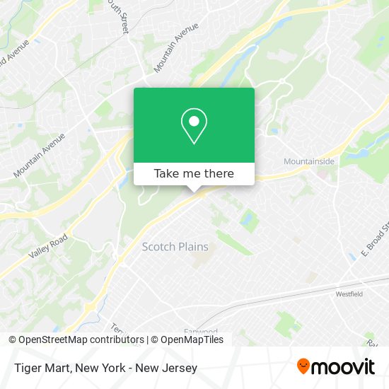 Mapa de Tiger Mart