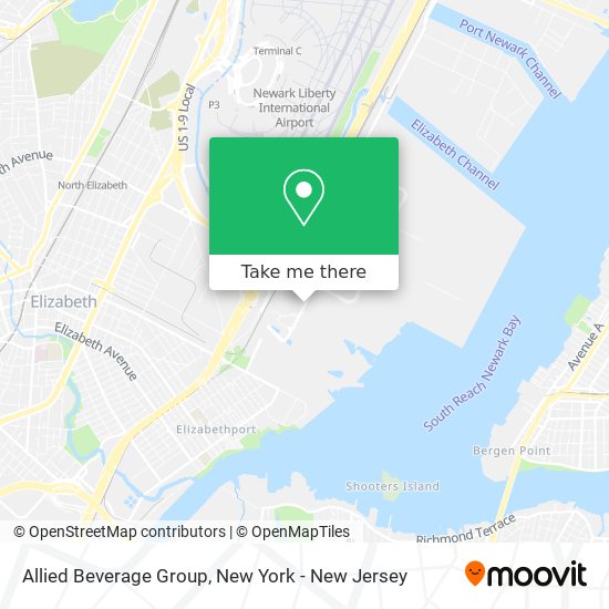 Allied Beverage Group map