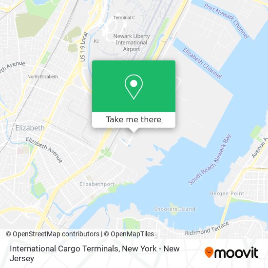 International Cargo Terminals map