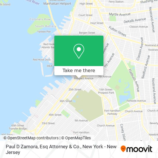 Mapa de Paul D Zamora, Esq Attorney & Co.