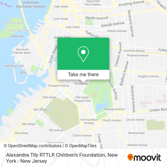 Alexandra Tlly RTTLR Children's Foundation map