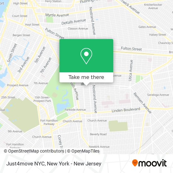 Just4move NYC map