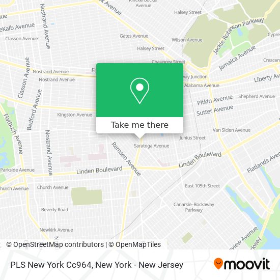 PLS New York Cc964 map