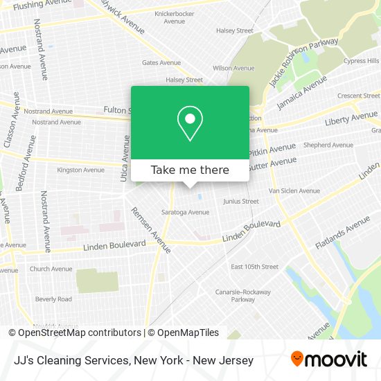 Mapa de JJ's Cleaning Services