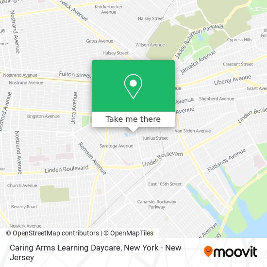 Mapa de Caring Arms Learning Daycare