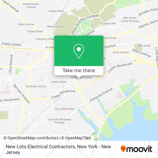 New Lots Electrical Contractors map