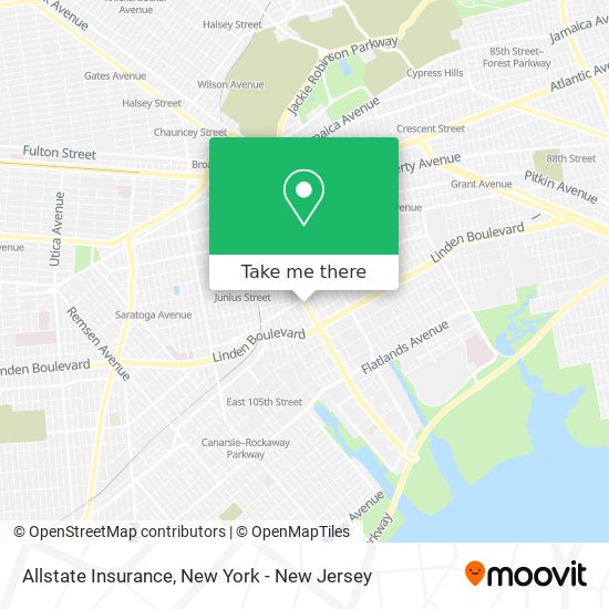 Mapa de Allstate Insurance