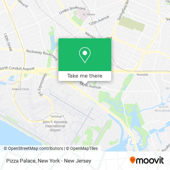 Pizza Palace map