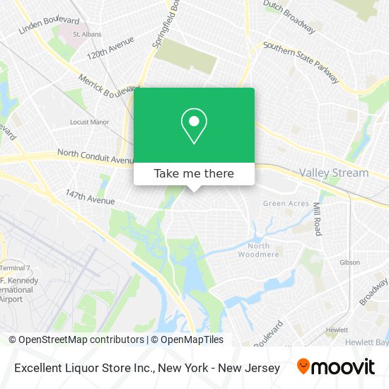 Mapa de Excellent Liquor Store Inc.