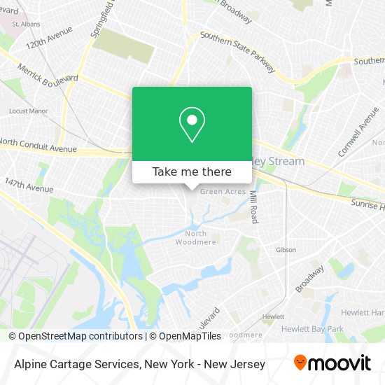 Alpine Cartage Services map