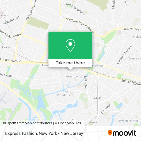 Express Fashion map