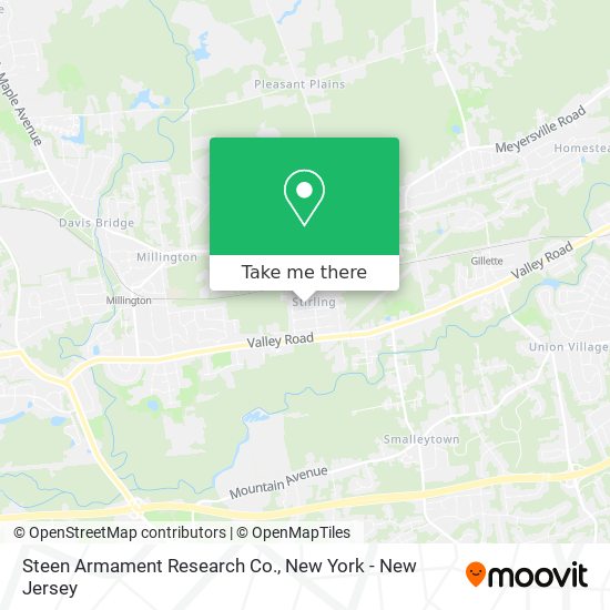 Steen Armament Research Co. map