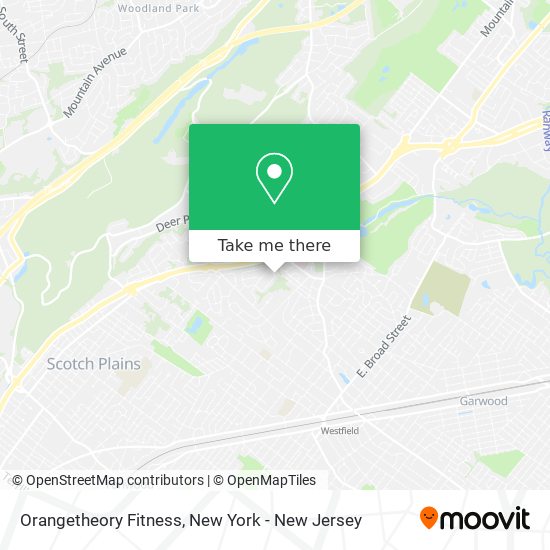 Orangetheory Fitness map