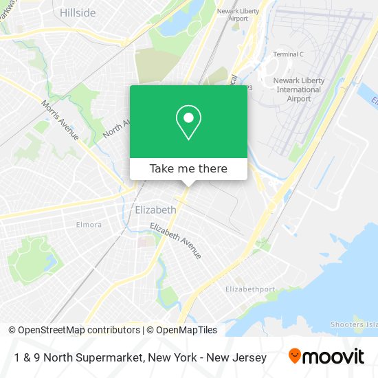 1 & 9 North Supermarket map