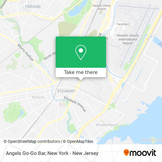 Angels Go-Go Bar map