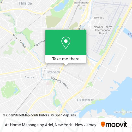 At Home Massage by Ariel map